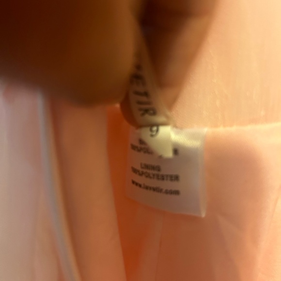 Women's👱🏽‍♀️V Neck Sleeveless Tulle Empire Waist Split Formal Dress👗Sz 9 - Picture 7 of 13